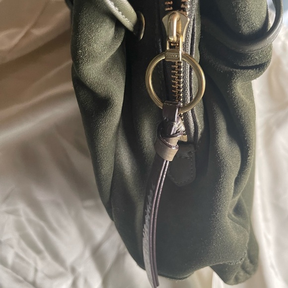 Coach Green Suede Shoulder bag - Picture 5 of 9